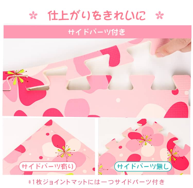 仕上がりをきれいにサイドパーツ付き