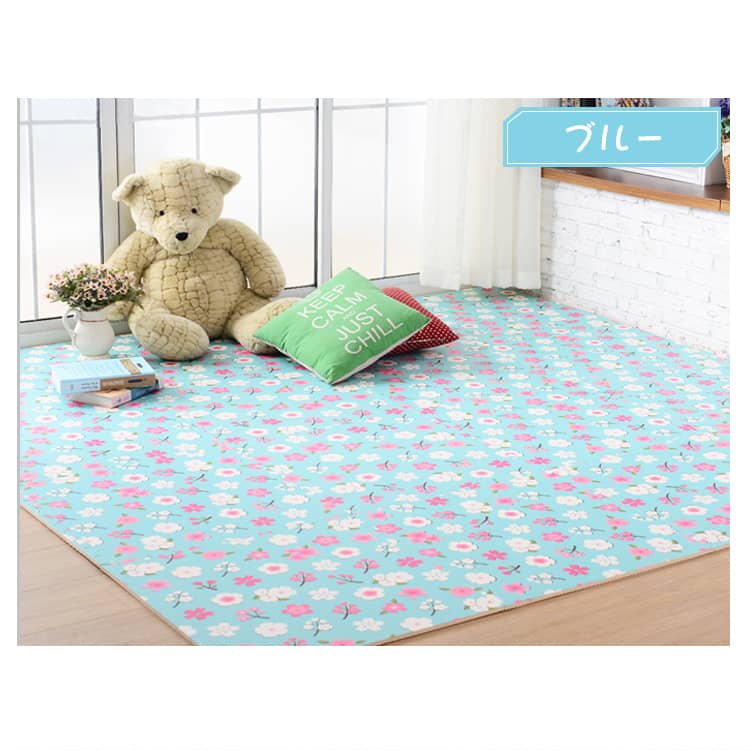 "ブルー色のジョイントマット