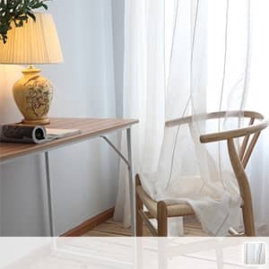 心地良いナチュラルなレースカーテン