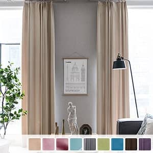 ベルベット生地ドレープカーテン