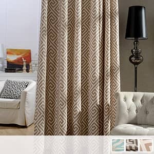 爽やかなドレープカーテン