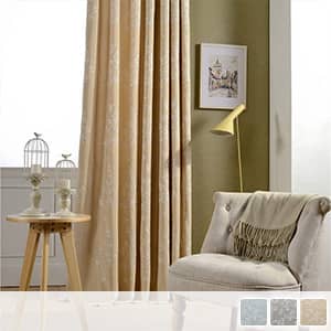 秋感が溢れるドレープカーテン