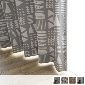 北欧デザインのドレープカーテン,形状記憶加工