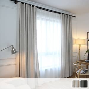 リネンンのようにナチュラルな風合いカーテン