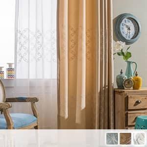 シンプルで丸い模様刺繍