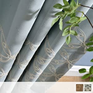 シンプルで丸い模様刺繍