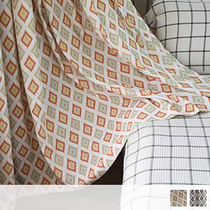 アメリカン風菱形模様