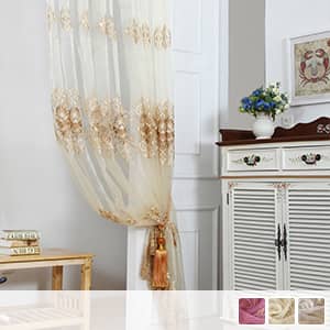 透け感が美しい上品エレガントなレースカーテン