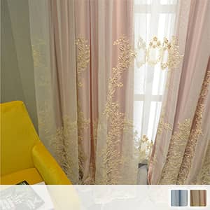 工夫が凝らしたプッチゴージャスなデザインの姫系カーテン