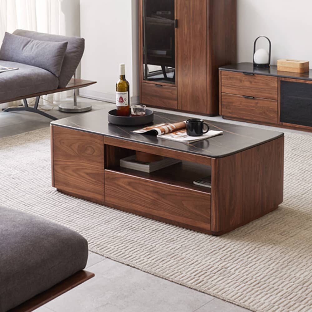 セラミック天板のセンターテーブル