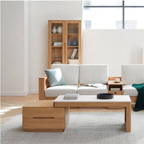 自由に伸縮できるネストテーブル