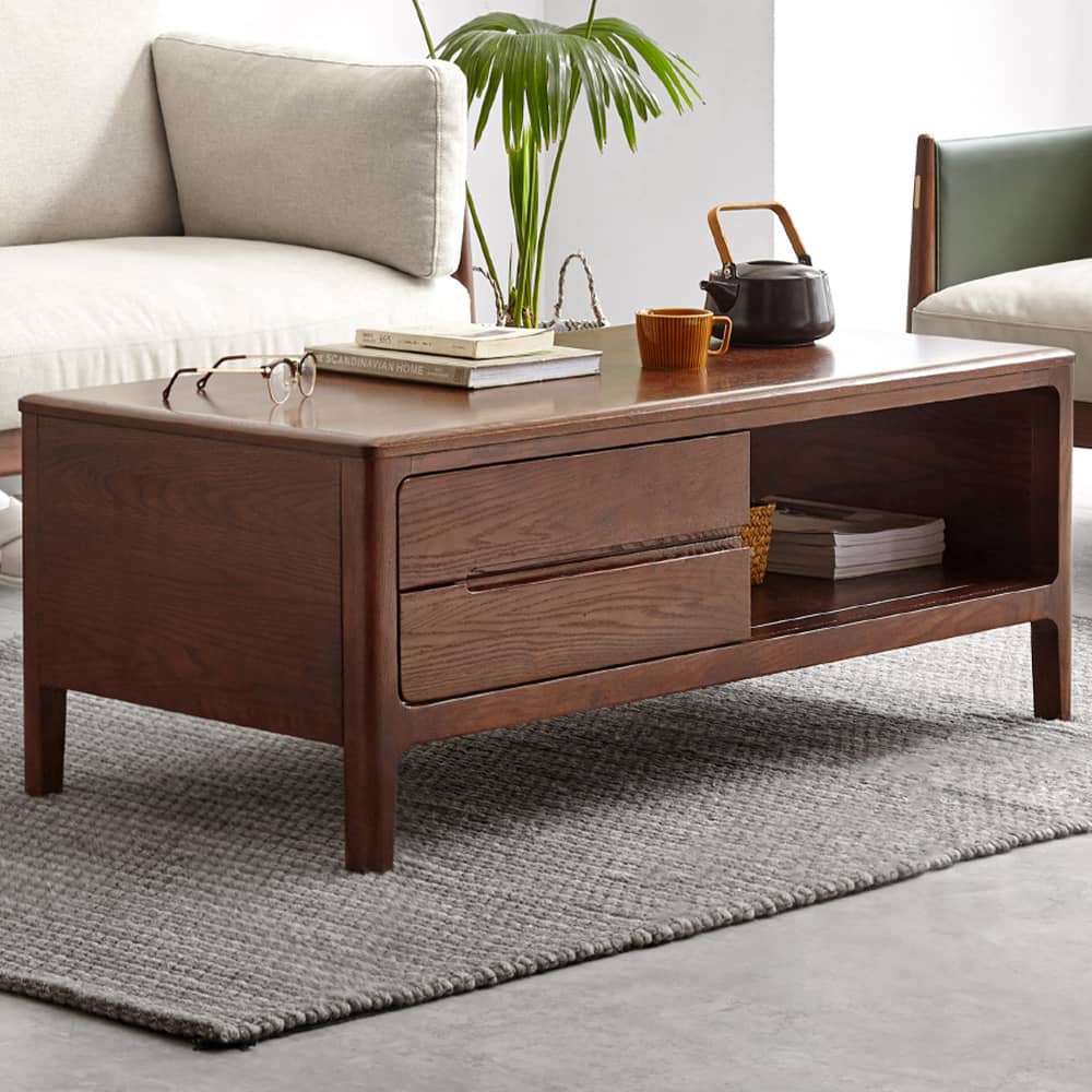 収納家具とテーブルが一つになったようなセンターテーブル