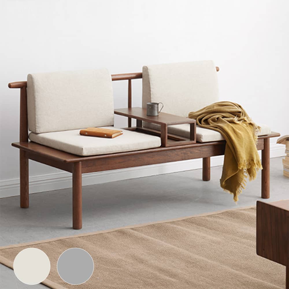 圧迫感のない開放的なお部屋作りに最適なベンチソファ