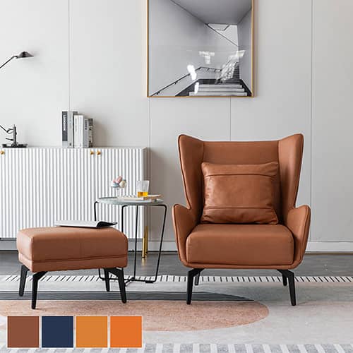 おしゃれなハイバックのパーソナルチェア