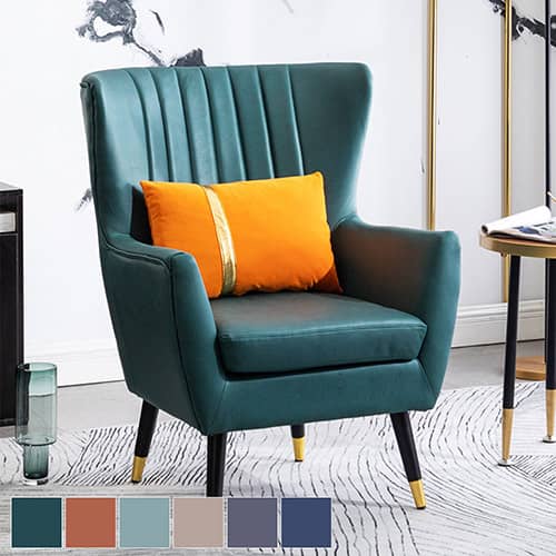 コンパクトなサイズ感、スタイリッシュなの1人掛けソファ