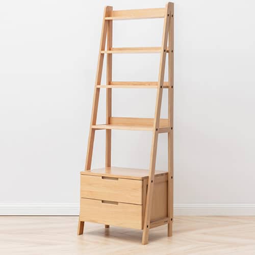 幅60]オープンラック 本棚 無垢材100%