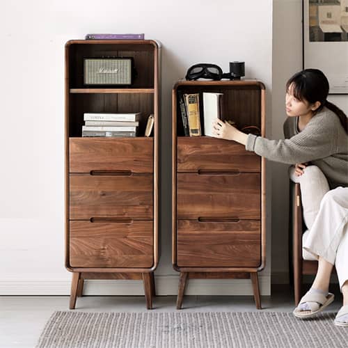 木製キャビネット,無垢材100％