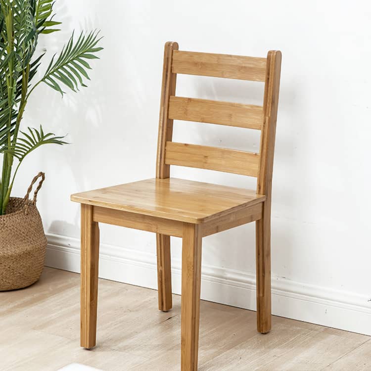 ナチュラルな竹集成材チェア