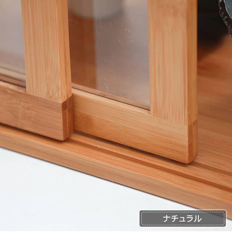 竹製 卓上用ミニキャビネット