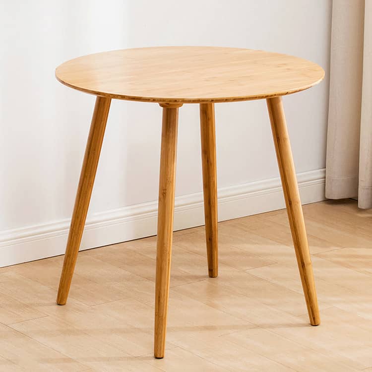 竹製 ローテーブル ソファテーブル 円卓