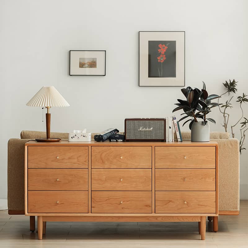 チェリー材タンス