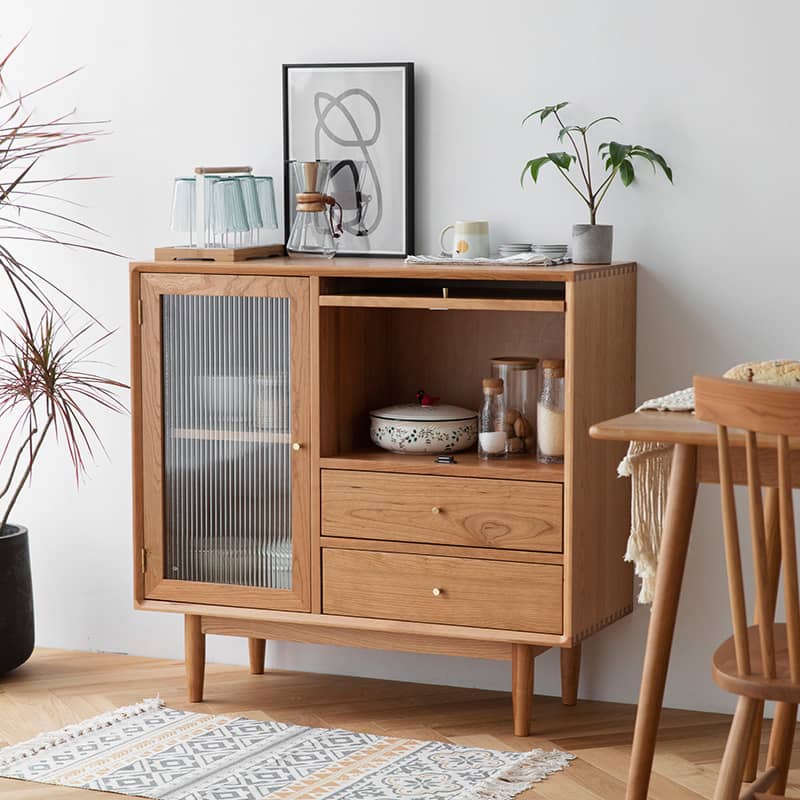 キャビネット チェスト チェリー材 無垢材