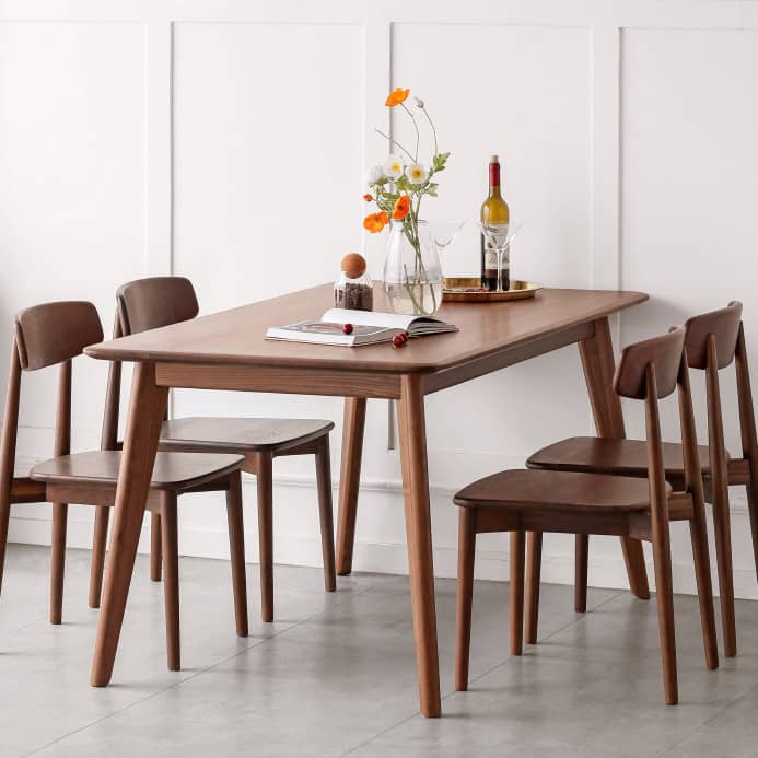 ブラックウォールナットダイニングテーブル