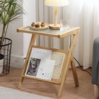 竹製サイドテーブル