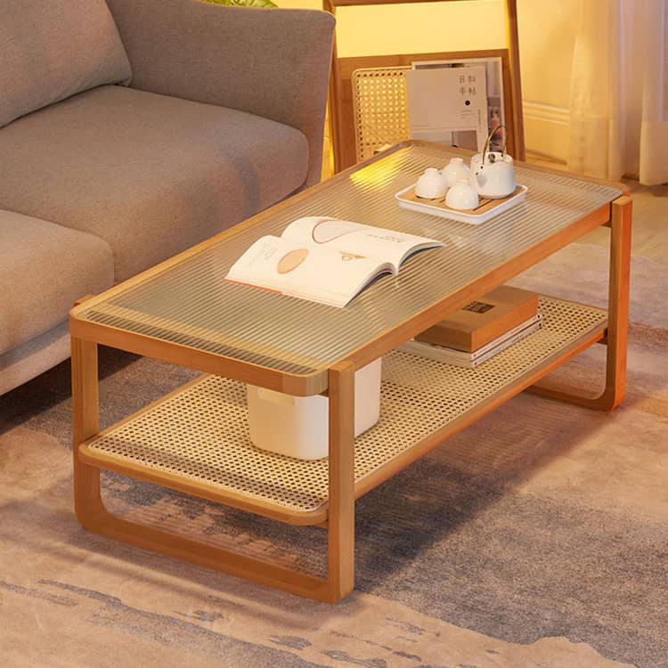 竹製ローテーブル