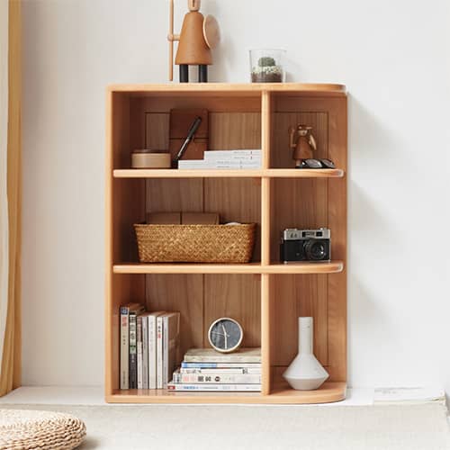 オープンラック・本棚,コンパクトなサイズ感,2段引き出し付き,サイトテーブルとしても使える