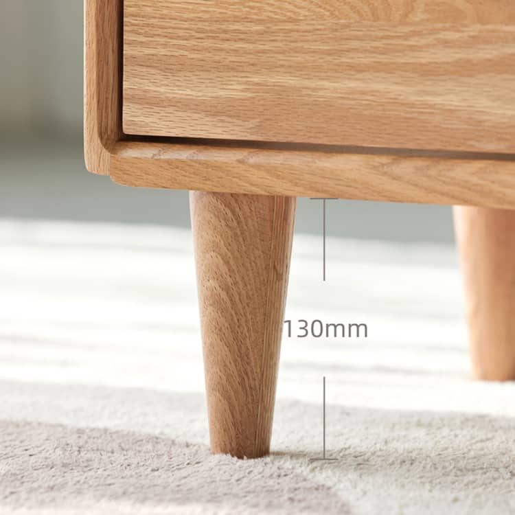 ナイトテーブル サイドテーブル 引き出し2杯 2カラー選択 ブラウン