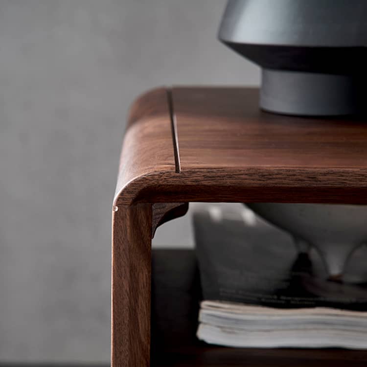 MasterWal ナイトテーブル  モレアス サイドテーブル 無垢 d2526 MORELESS NIGHT TABLE(高さ45cm)の通販 / マスターウォール