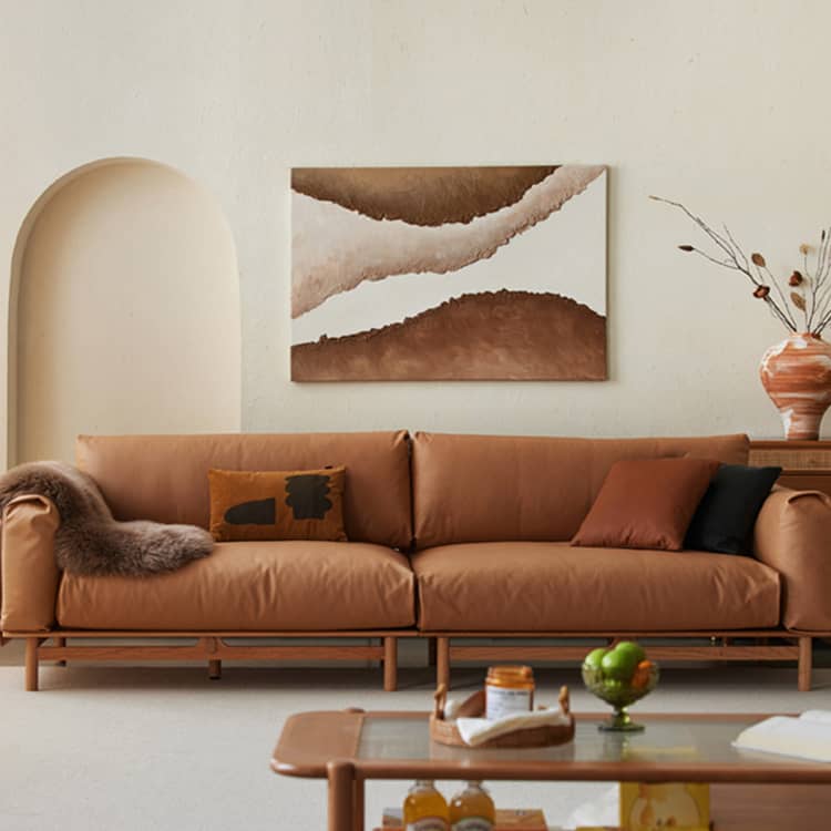 ソファー ソファ おしゃれ 1人-4人掛け クッションソファ チェリー材