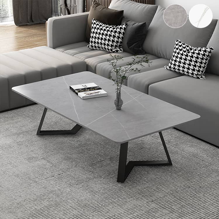 上品に見える大理石柄のローテーブル