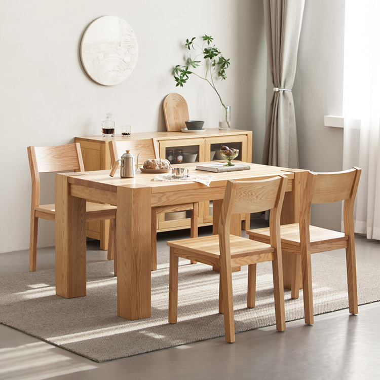ダイニングテーブル 食卓 おしゃれ 北欧 ナチュラル 木製 ウッド 無垢