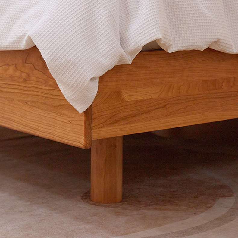 ベッド 150cm*200cm チェリー材 ナチュラル ケヤキ 180cm*200cm