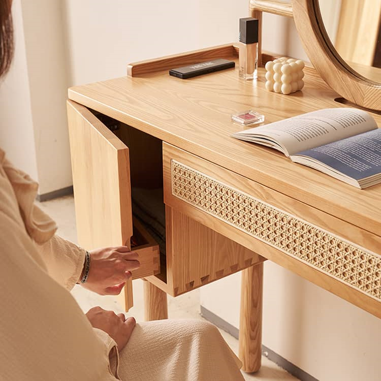 送料無料】テーブルドレッサー Altona DBR/WH | 湘南茅ヶ崎インテリア