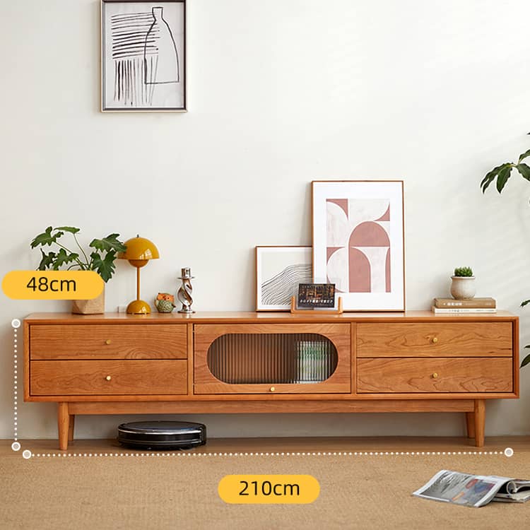 テレビ台 テレビボード ローボード 無垢材 チェリー材 幅150cm