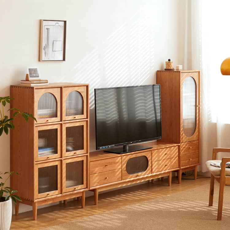 テレビ台 テレビボード ローボード 無垢材 チェリー材 幅150cm