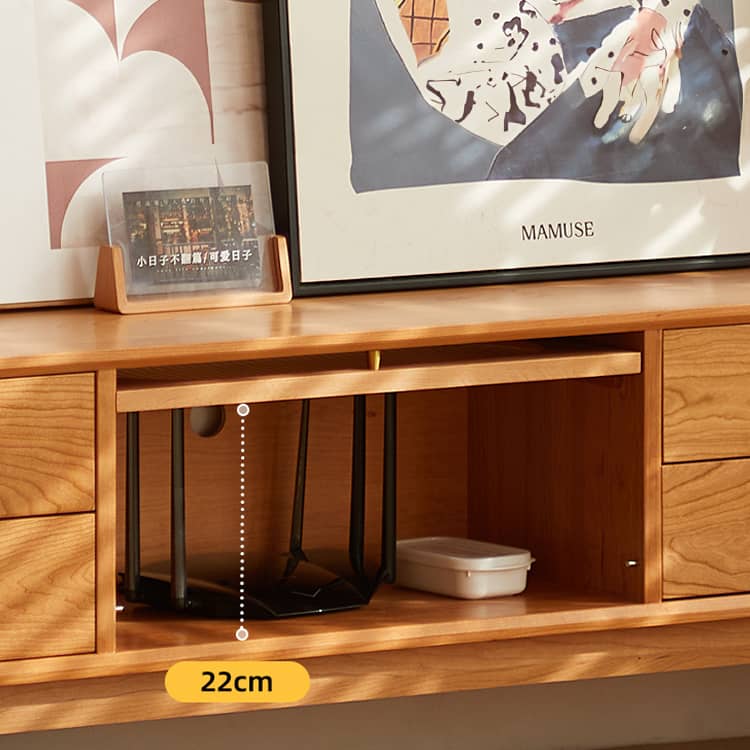 テレビ台 テレビボード ローボード 無垢材 チェリー材 幅150cm