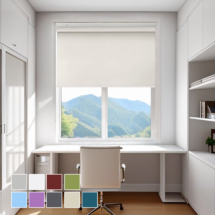 完全遮光チェー式ロールスクリーン