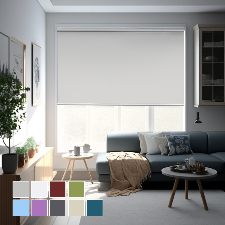 完全遮光チェー式ロールスクリーン