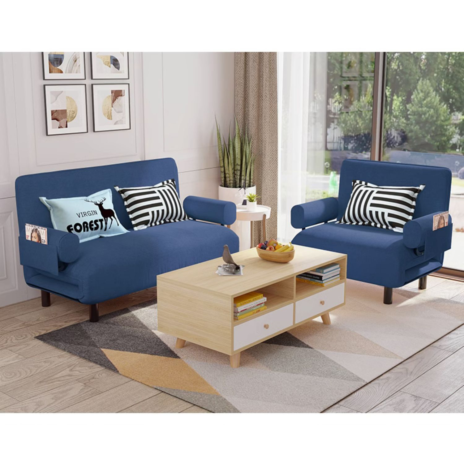 FORESTソファ 2.5人掛け グレー 2人掛けソファ デビュー077 座面高42cm BGY(2人掛けソファ BGY