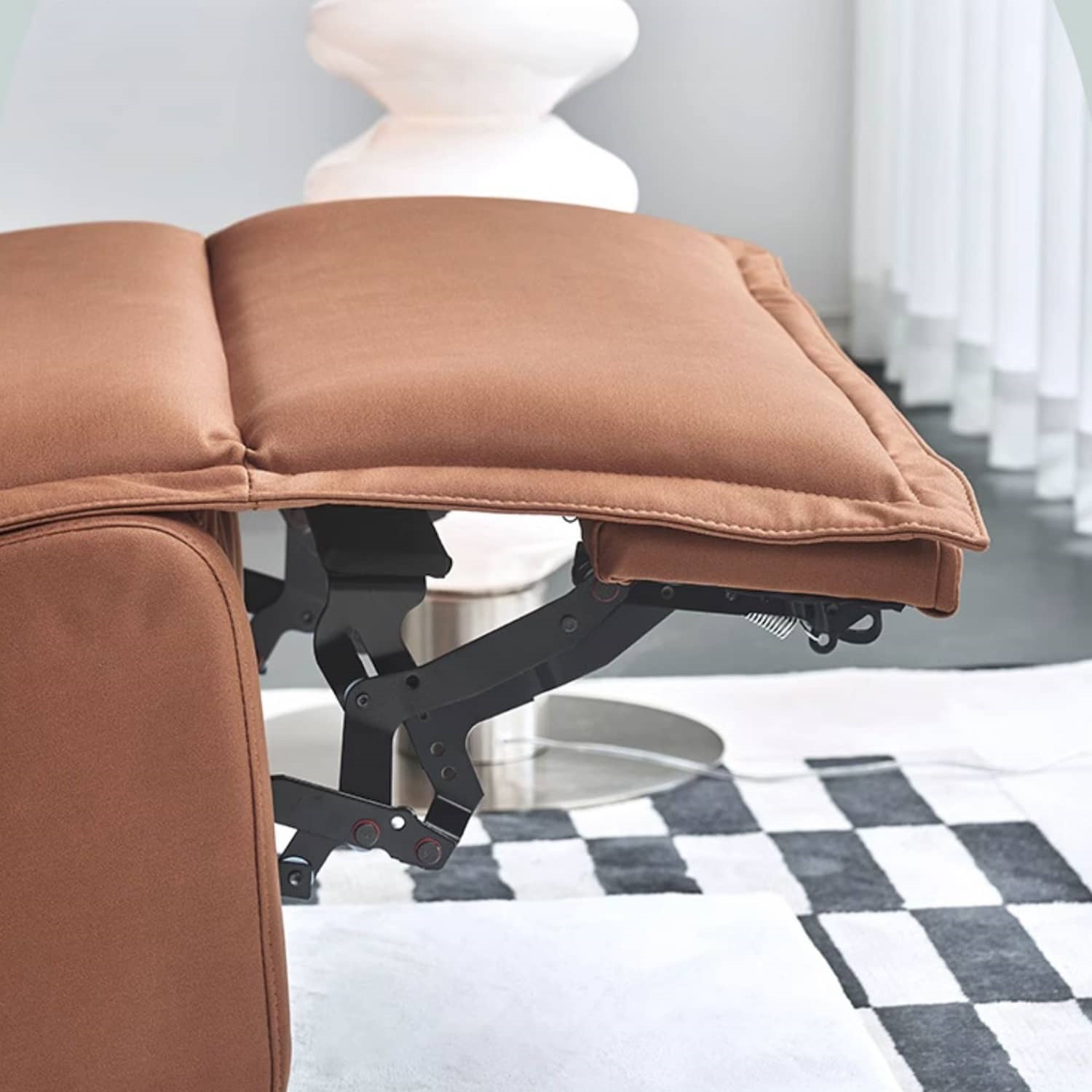 リクライニングチェア　リクライニングソファ　電動チェア　1人掛け　ブラウン ひとり掛けソファー 一人掛け 電動 おしゃれ 高級 パーソナル