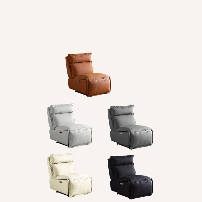 リクライニングソファ パーソナルチェア 電動 手動 グレー ブラウン