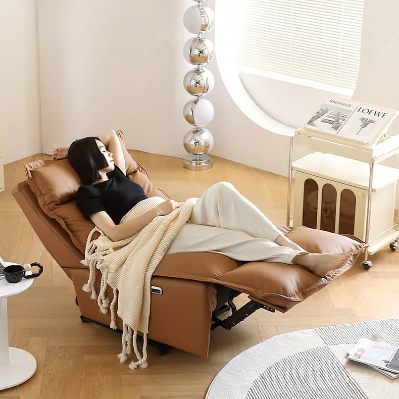 リクライニングソファ パーソナルチェア 電動 手動 グレー リクライニングソファ パーソナルチェア 電動 手動 グレー