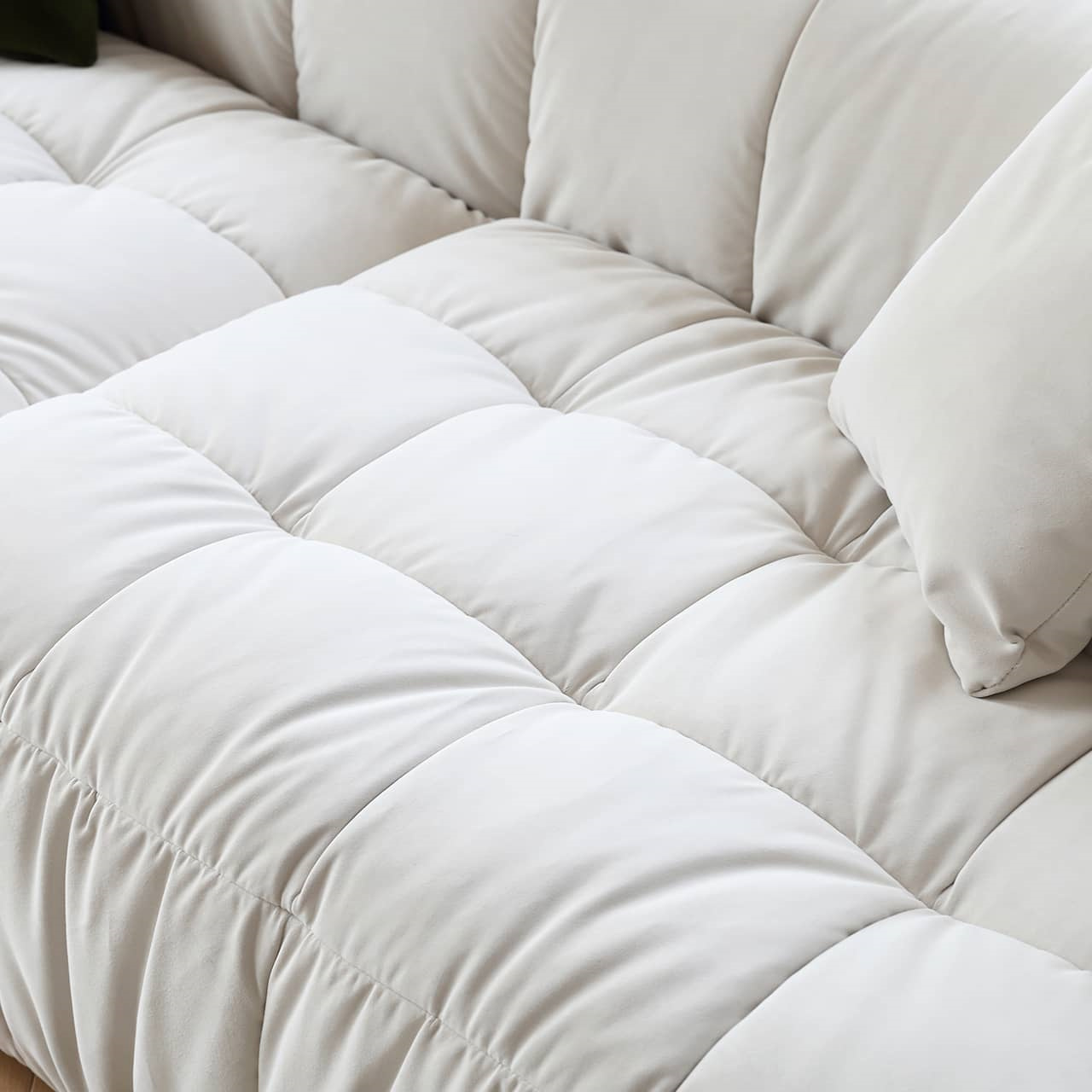 ソファー 4人掛け 2.86m 白 ホワイト