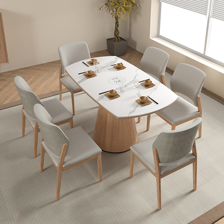 高級感漂う艶のあるホワイトカラー✨pino伸縮可能なダイニングテーブル✨ ORP DINING TABLE 伸長式 ホワイトオーク