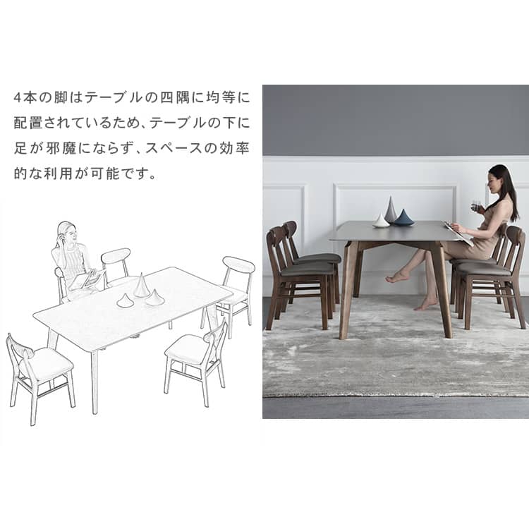 ダイニングテーブル(アッシュグレー)☆ 楽天市場】ダイニングテーブル くすみカラー 食卓テーブル