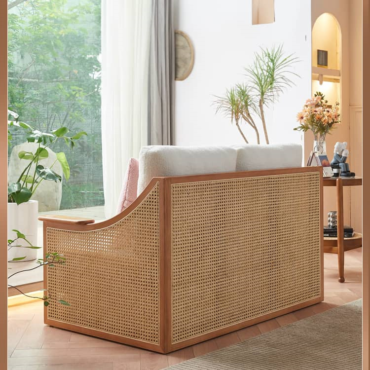 ラタン編みソファベッド 幅1.26m 幅1.6m 幅1.8m